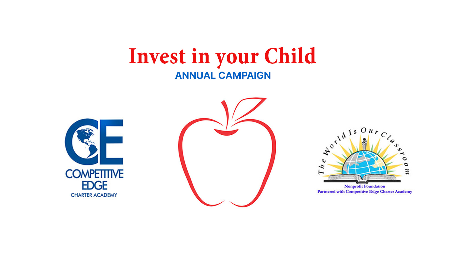 Invest in your child campaign logos